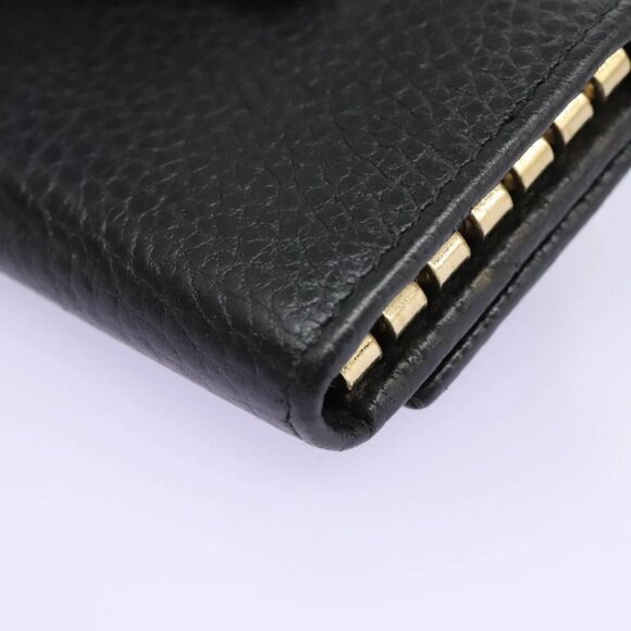 GUCCI Key Case Leather Black 456118 Auth 114623 - Picture 10 of 16